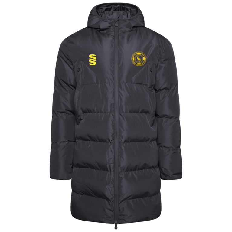Rossendale Valley JFC - Active Long Padded Jacket - Black