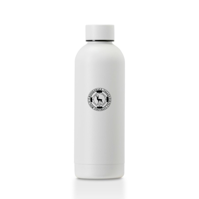 Rossendale Valley JFC - Stainless Steel Bottle - 500ml - White