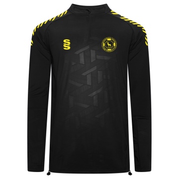 Rossendale Valley Juniors Football Club Impact 1/4 Zip Performance Top : Black