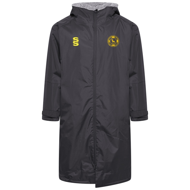 FLEECE ROBE - BLACK